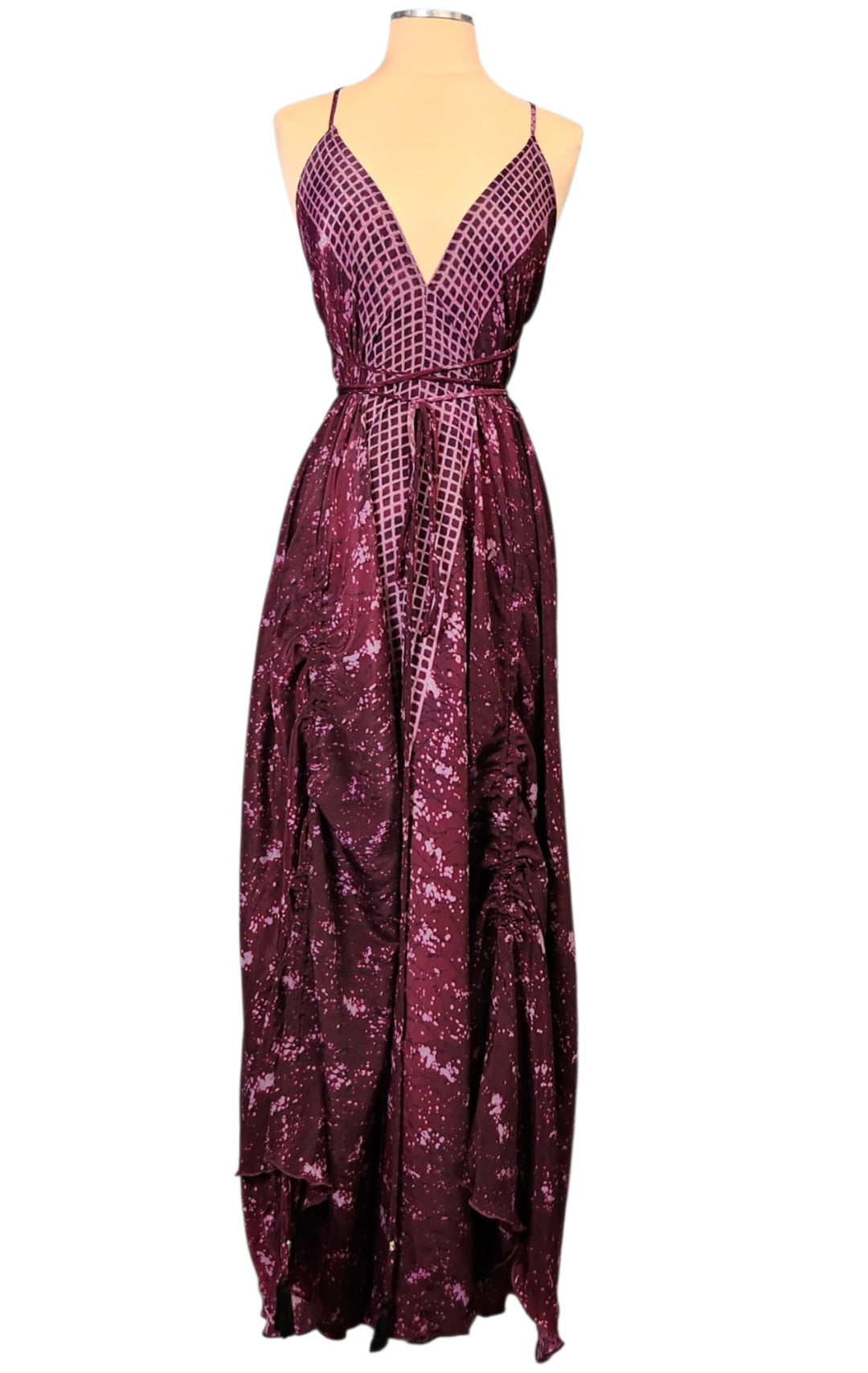 The Midnight Merlot Point Dress-328