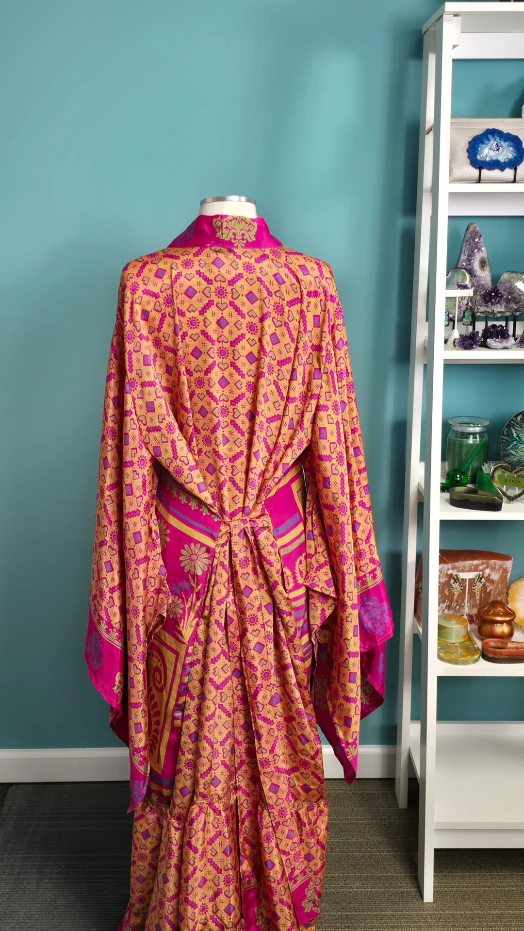 The Rani Bloom Vintage Sari Silk Kimono