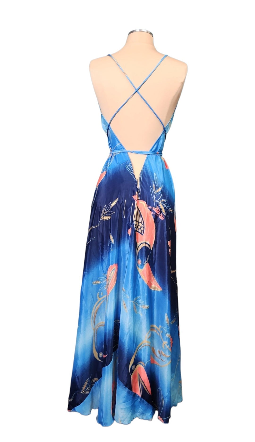 The Azure Paradise Kimono & Point Dress Set 201