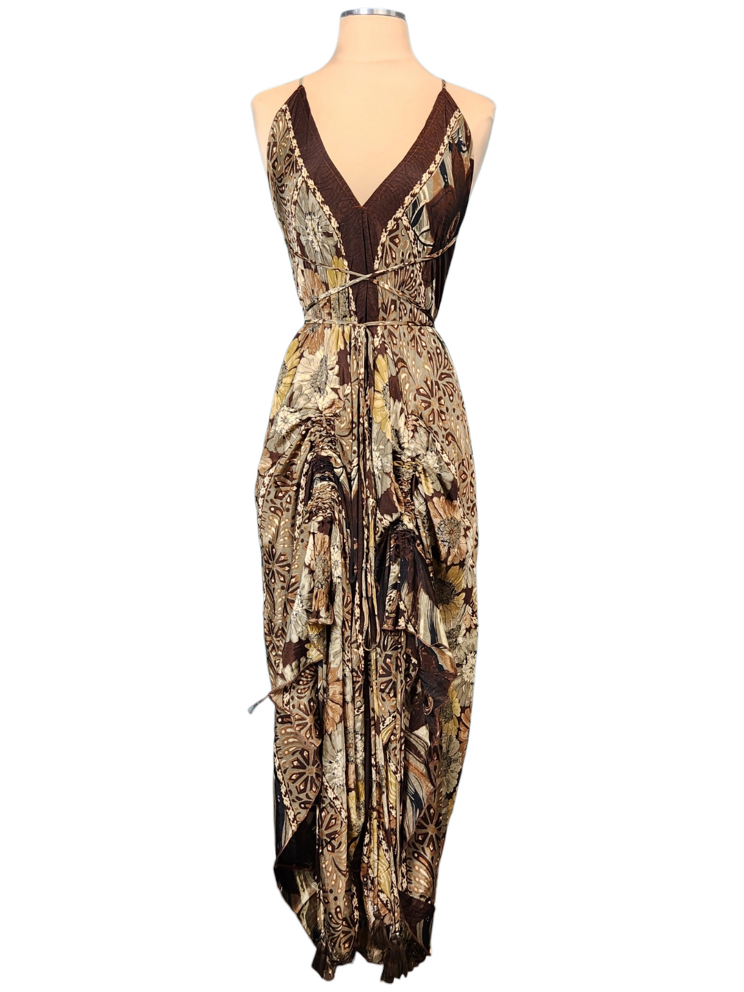 The Mocha Mirage Point Dress-339