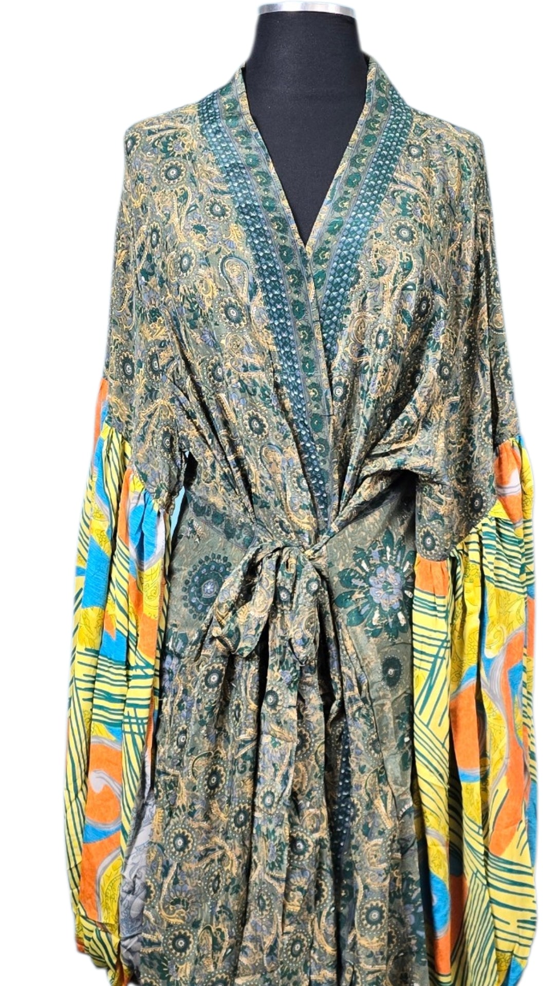 The Emerald Oasis  Short Kimono/Duster