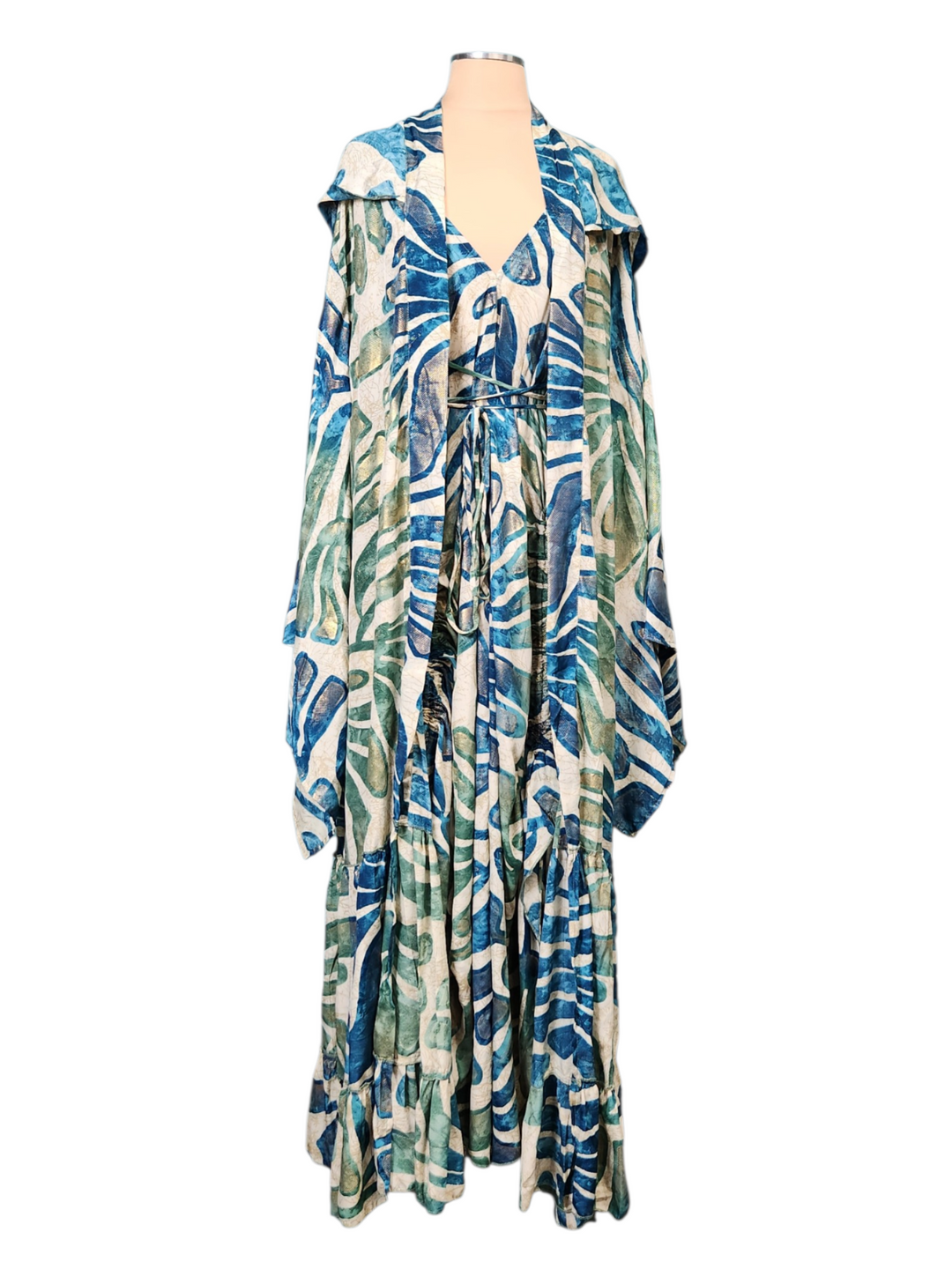 The Capri Coast Kimono & Point Dress Set - 259