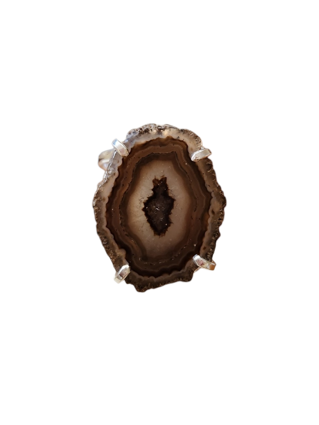 The Earthbound Echo Agate Ring-504
