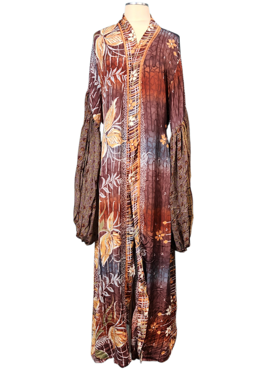 The Autumn Day Tulip Sleeve Long Kimono-149