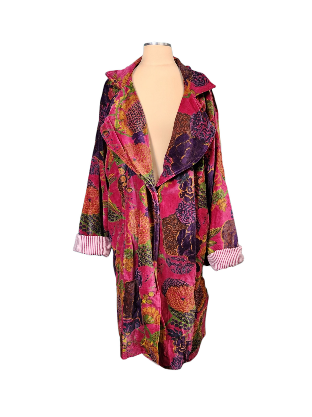 The Midnight Dahlia Velvet Statement Jacket- 406
