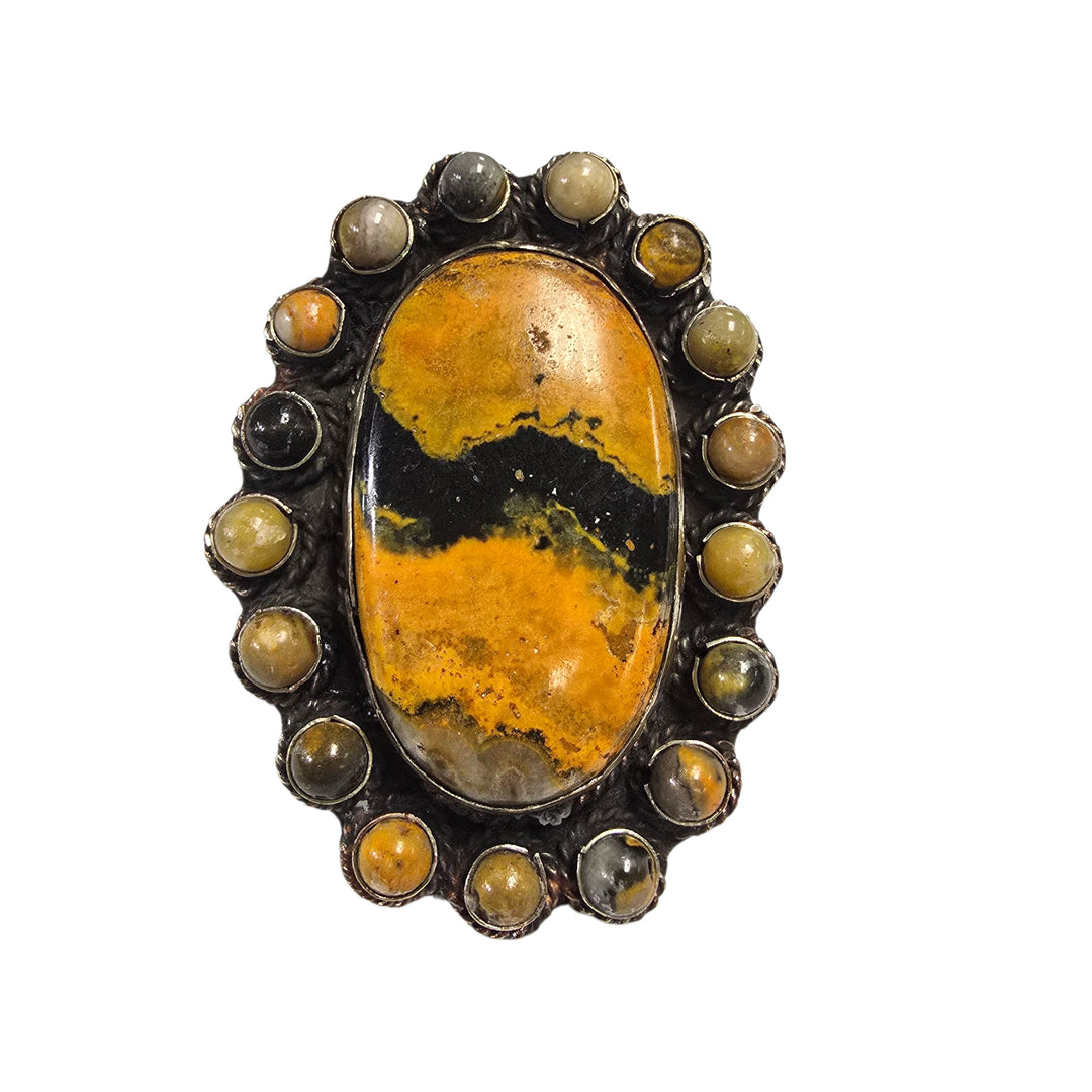The Bumble Bee Jasper Ring Collection