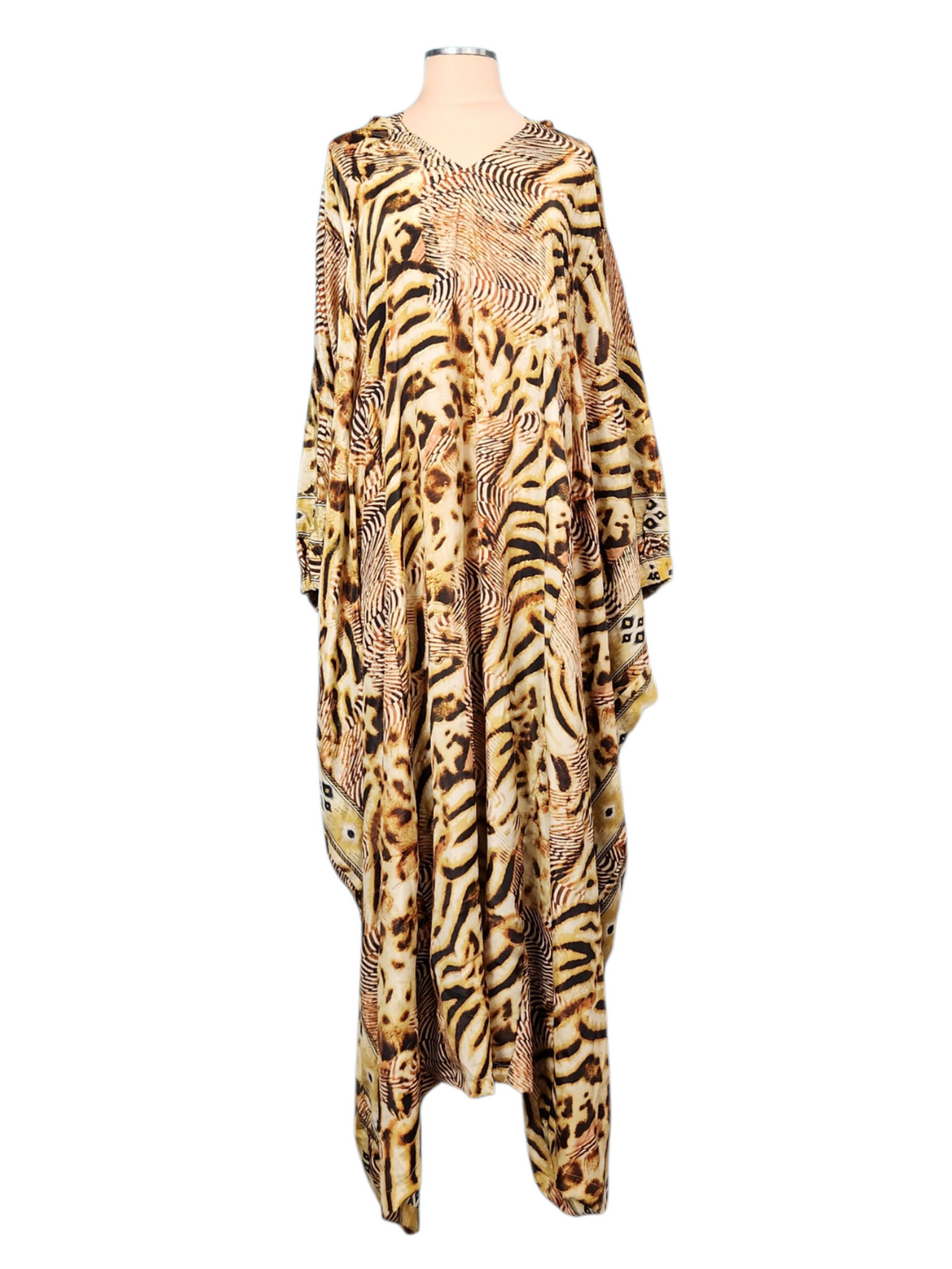 The Savannah Luxe Hooded Kaftani-410