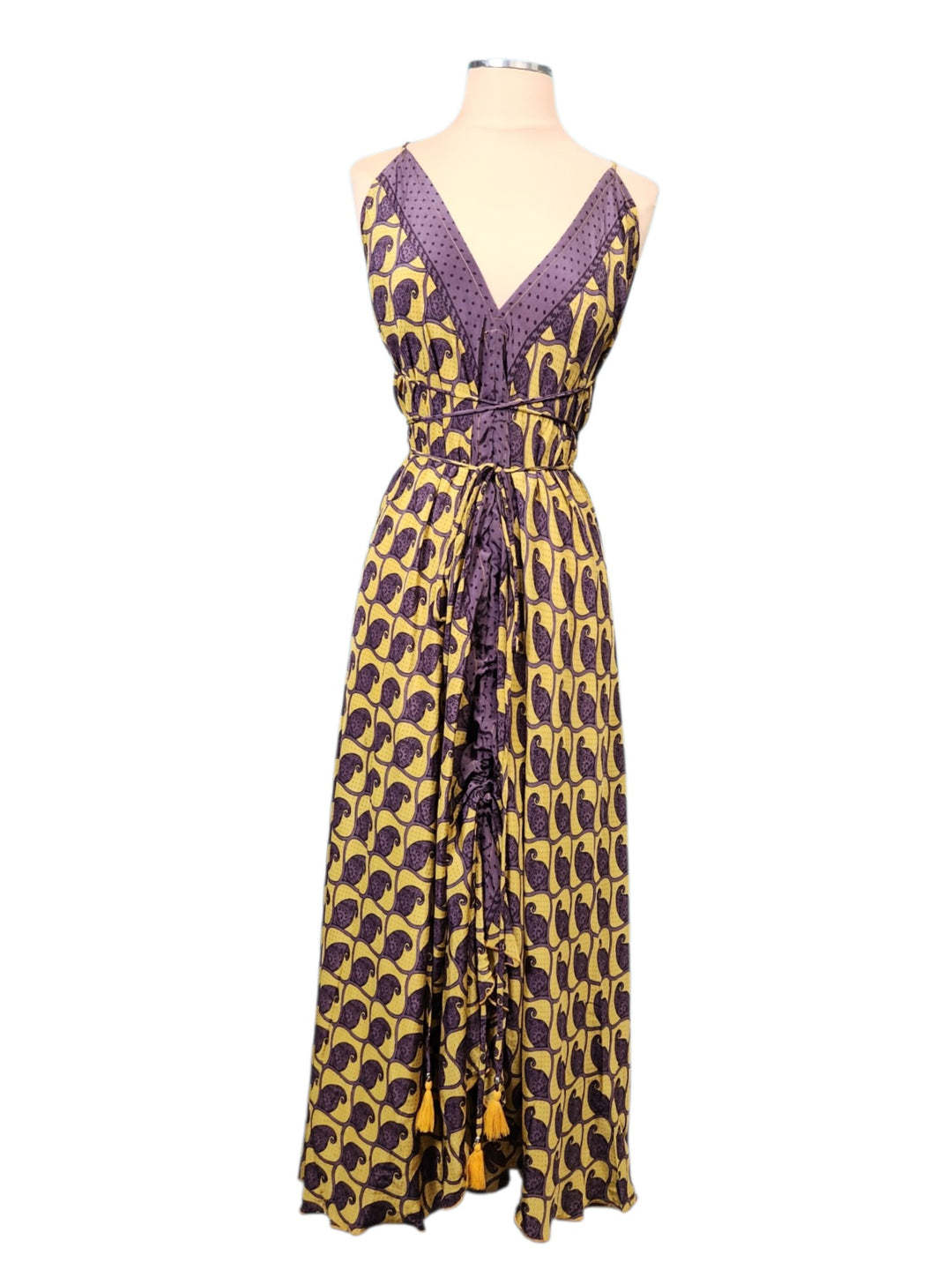 The Golden Amethyst Point Dress-342