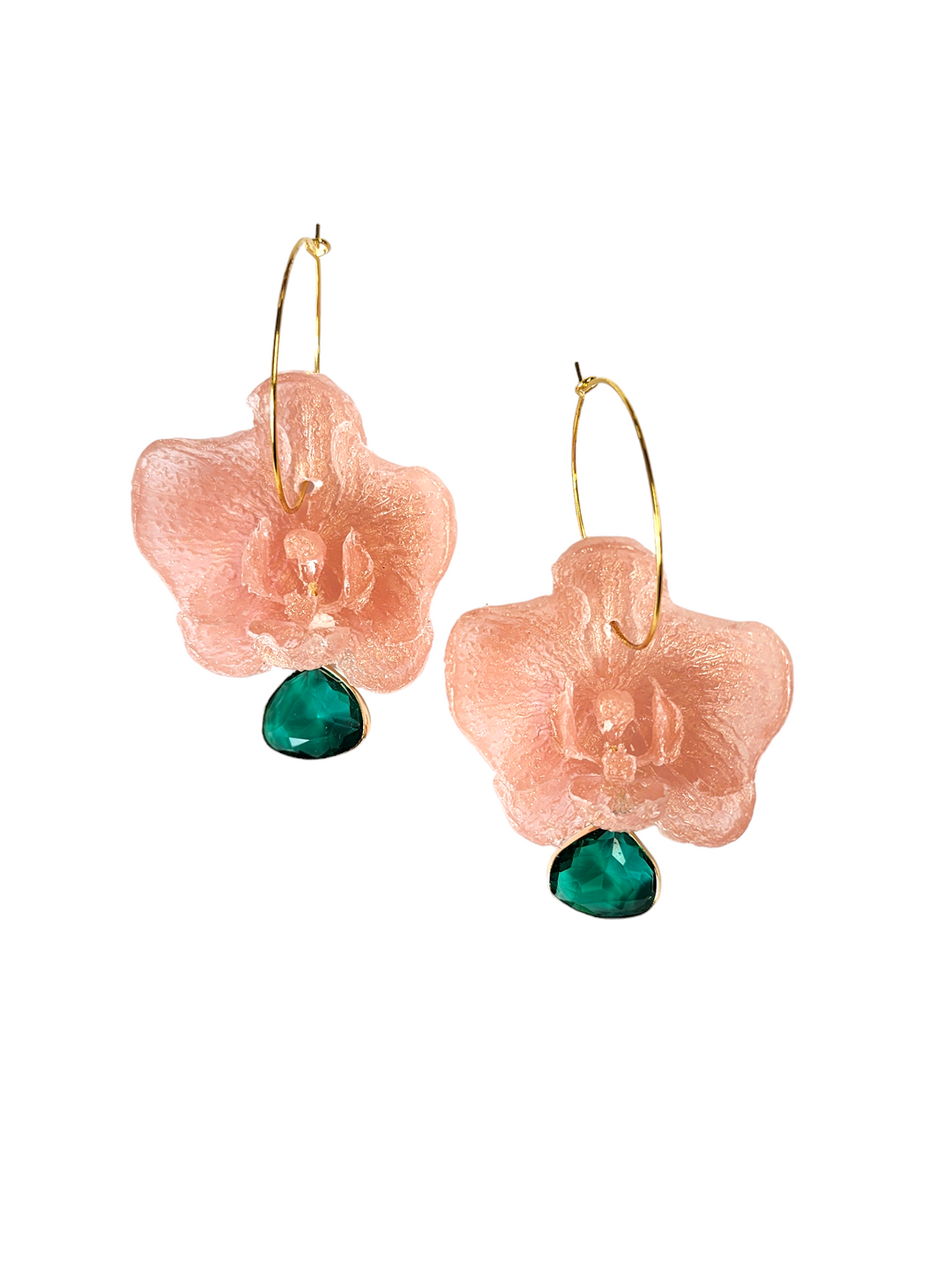 The Resin Gem Botanical Earring Collection