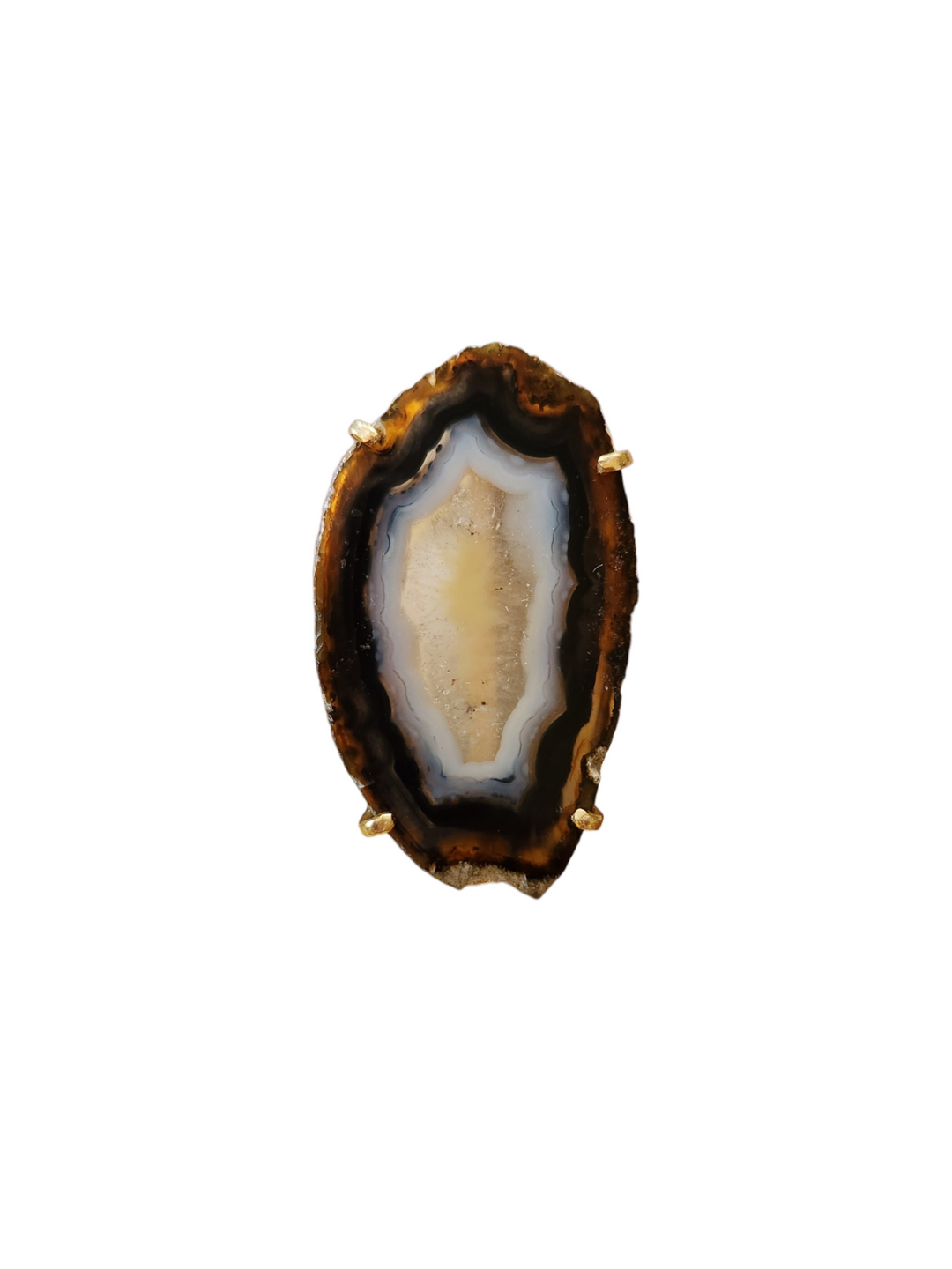 The Golden Canyon Agate Ring-501