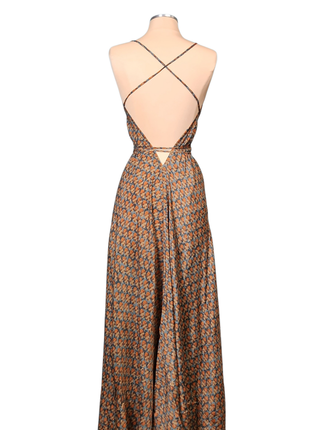 The Autumn Mosaic Silk Vault Tulip Arm Short Kimono & Point Dress Set-229