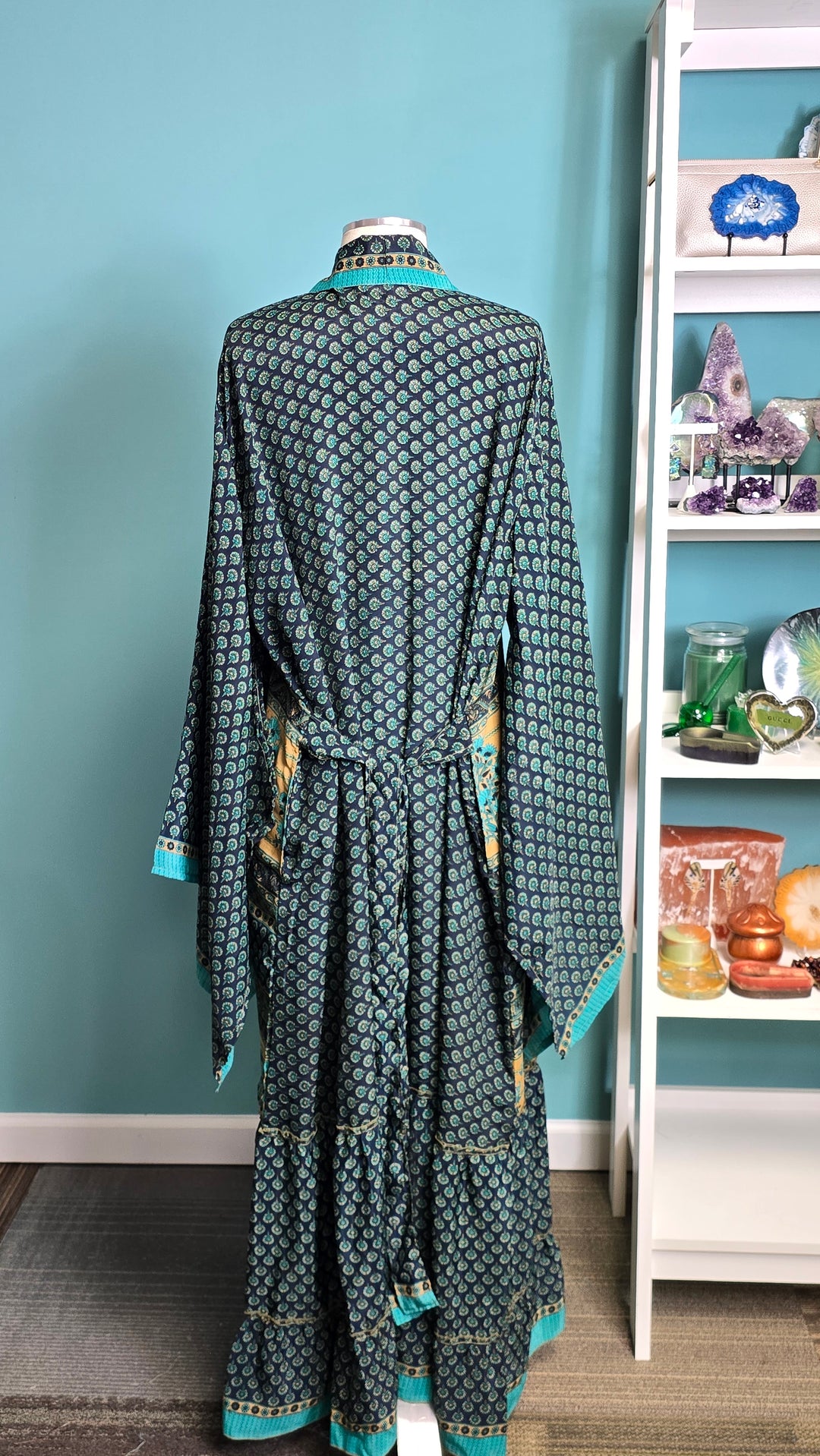 The Sultan’s Garden Vintage Sari Silk Kimono