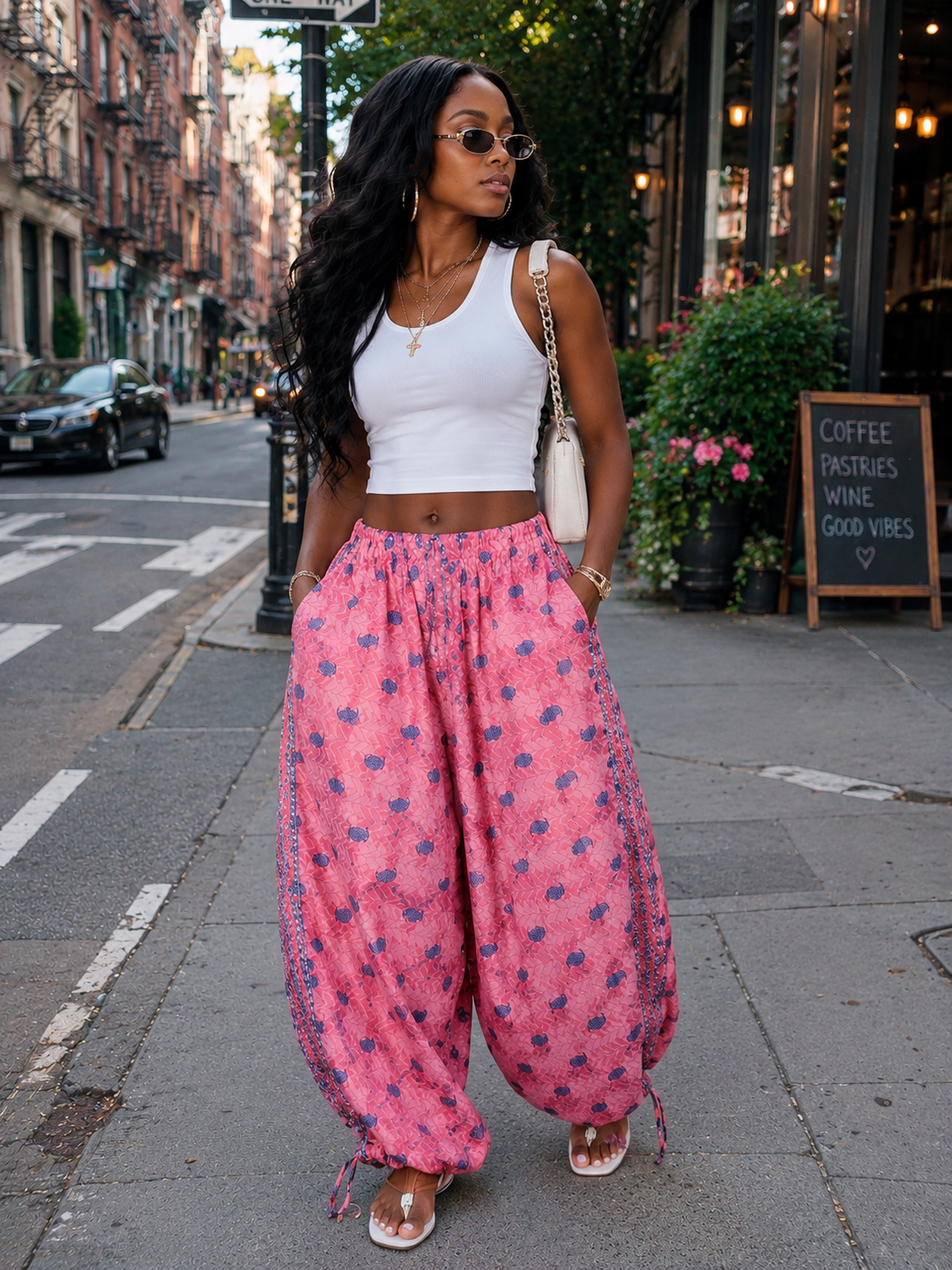The Pink Paisley Breeze Box Pants-137