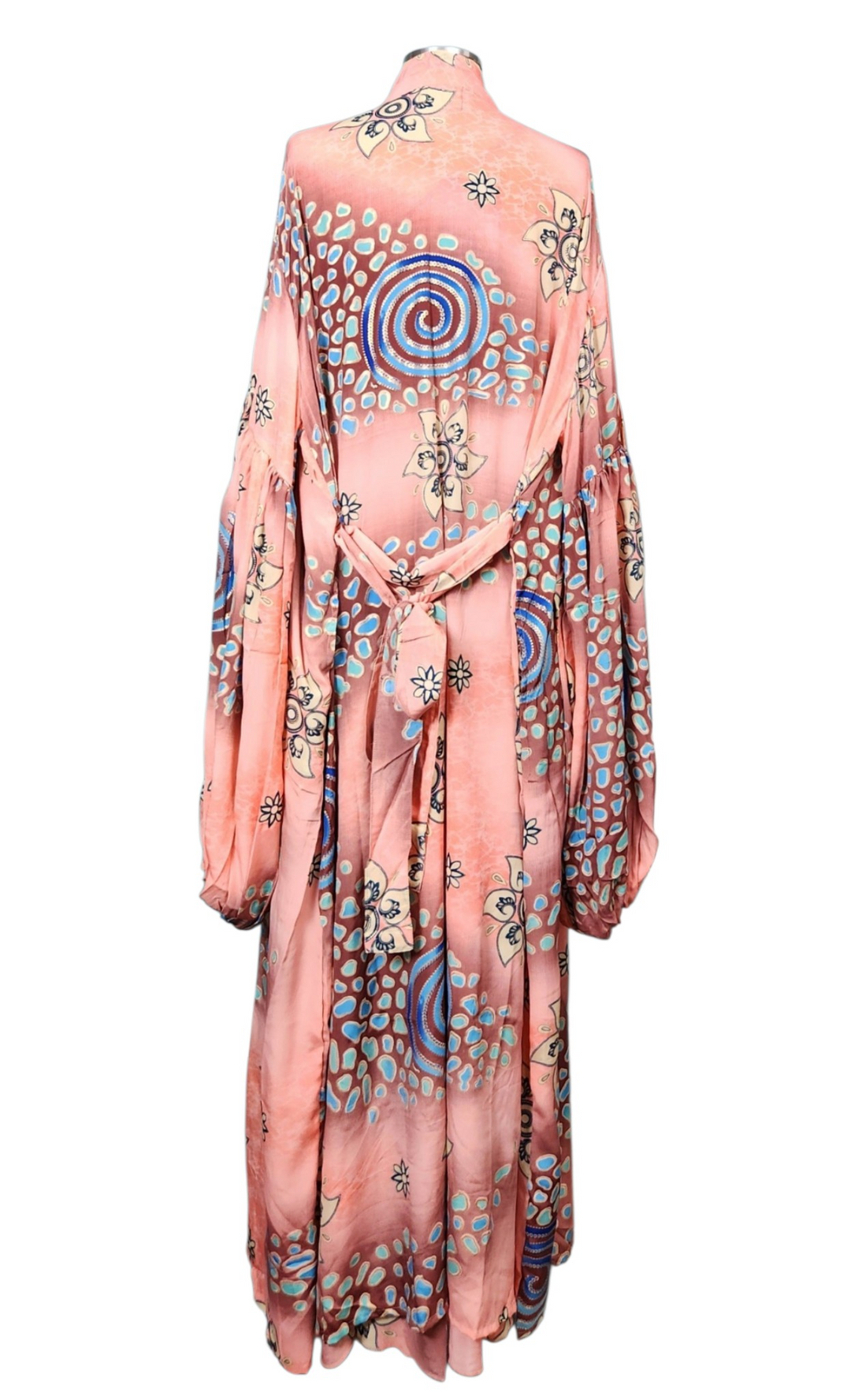 The Blush Oasis Kimono & Point Dress Set - 209