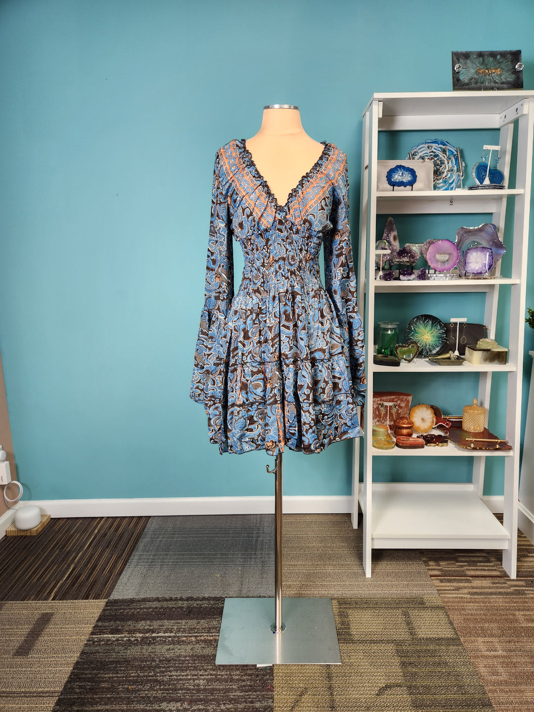 The Blue Willow Short Dress-302