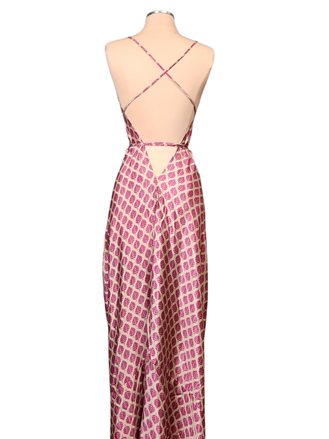 The Wild Orchid Silk Vault Tulip Arm Short Kimono & Point Dress Set-213