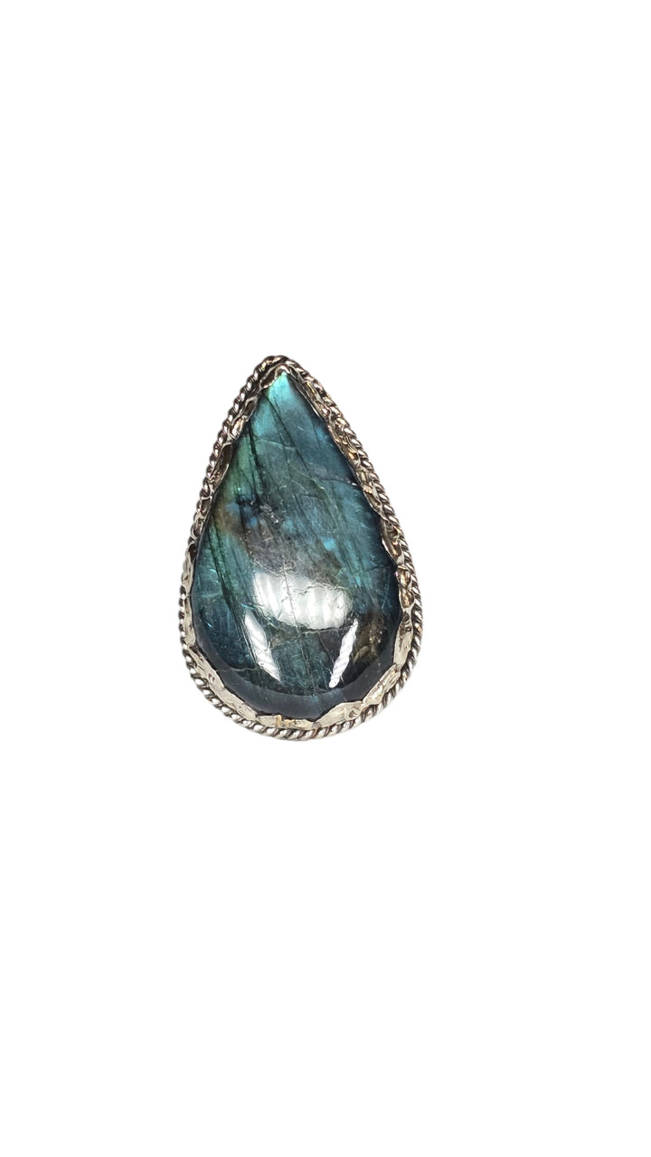 The Electric Tide Labradorite Ring Collection