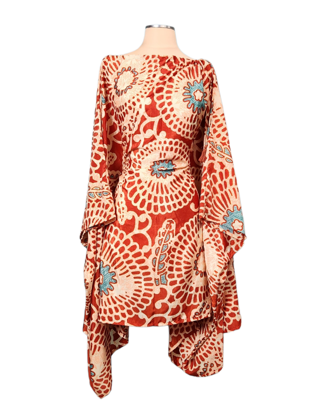 The 36" Terracotta Oasis Silk Dress/Shirt -336