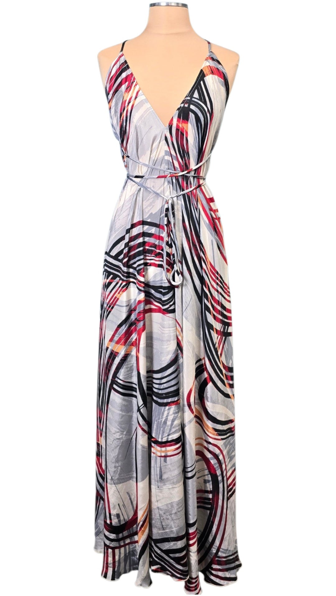 The Crimson Muse Vault Silk Tulip Arm Kimono & Point Dress Set