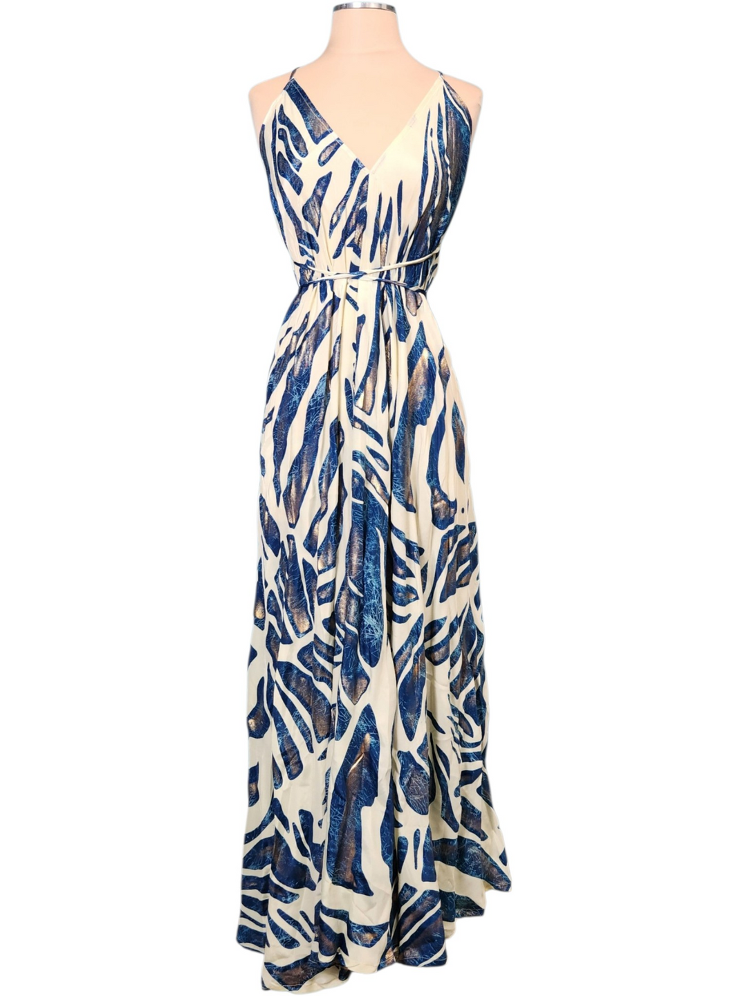 The Coastal Tides Two-Piece Dress & Kimono Signature Set-204
