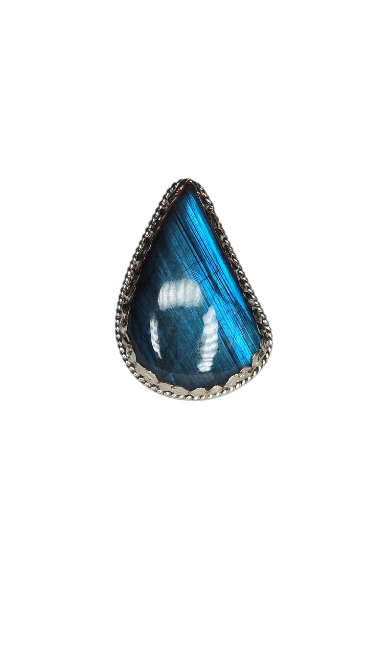 The Electric Tide Labradorite Ring Collection