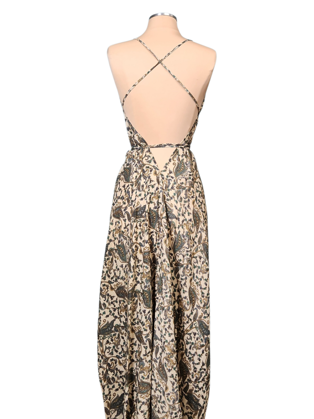 The Desert Dunes Silk Vault Tulip Arm Short Kimono & Point Dress Set-226