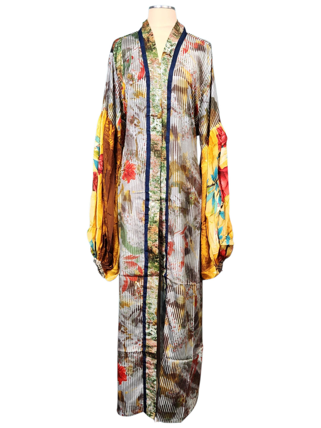 The Golden Garden Reverie Tulip Sleeve Long Kimono-146