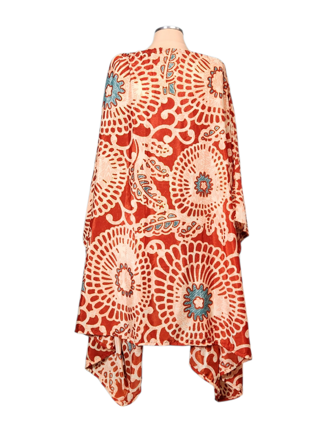 The 36" Terracotta Oasis Silk Dress/Shirt -336