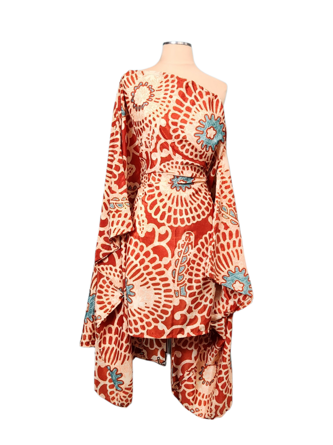 The 36" Terracotta Oasis Silk Dress/Shirt -336
