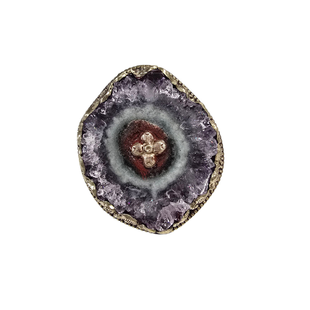 The Amethyst Stalactite Ring Collection