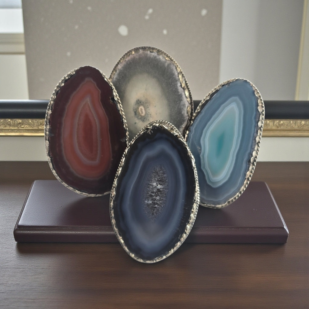 The Molly Large Agate Ring Collection
