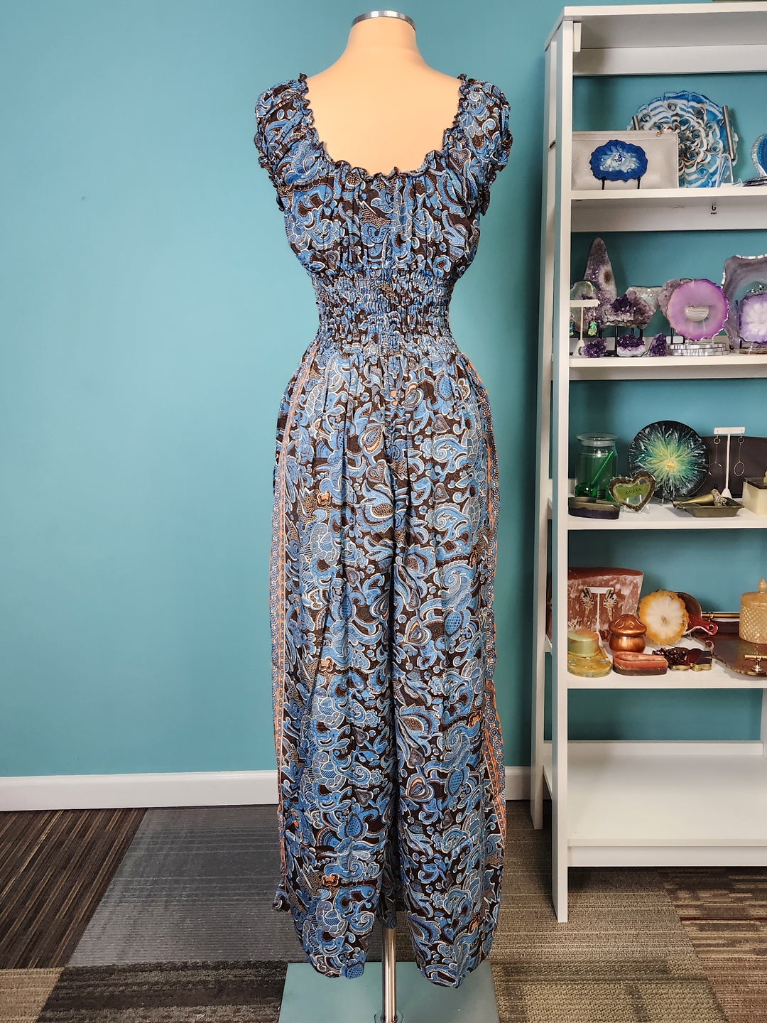 The Blue Haven Paisley Jumpsuit-301