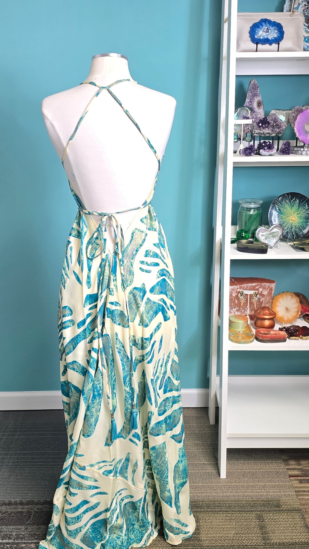 The Ocean Mirage 2 Piece: Dress and Kimono Signature Set