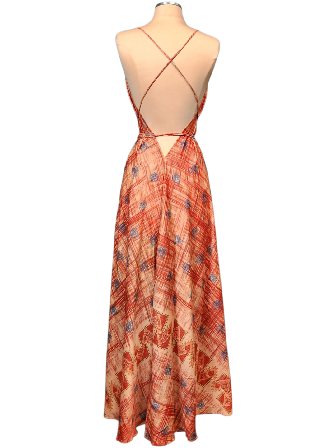 The Sunkissed Royalty Silk Vault Tulip Arm Long Kimono & Point Dress Set-238