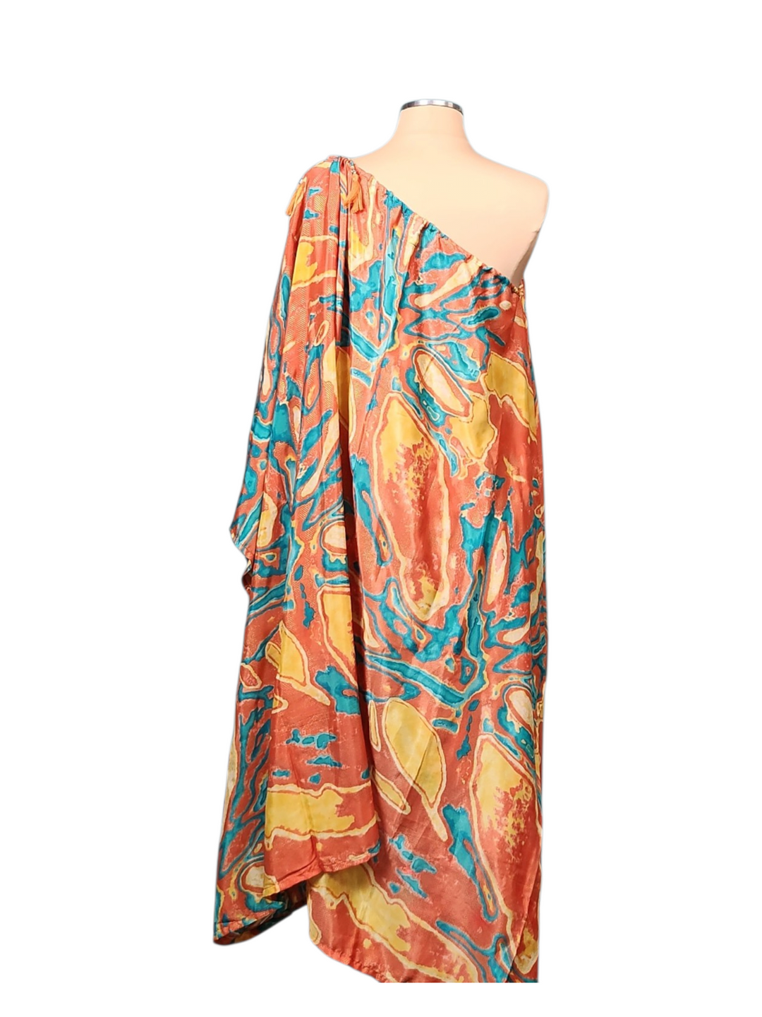 The 38" Coral Mirage Silk Dress/Shirt - 350