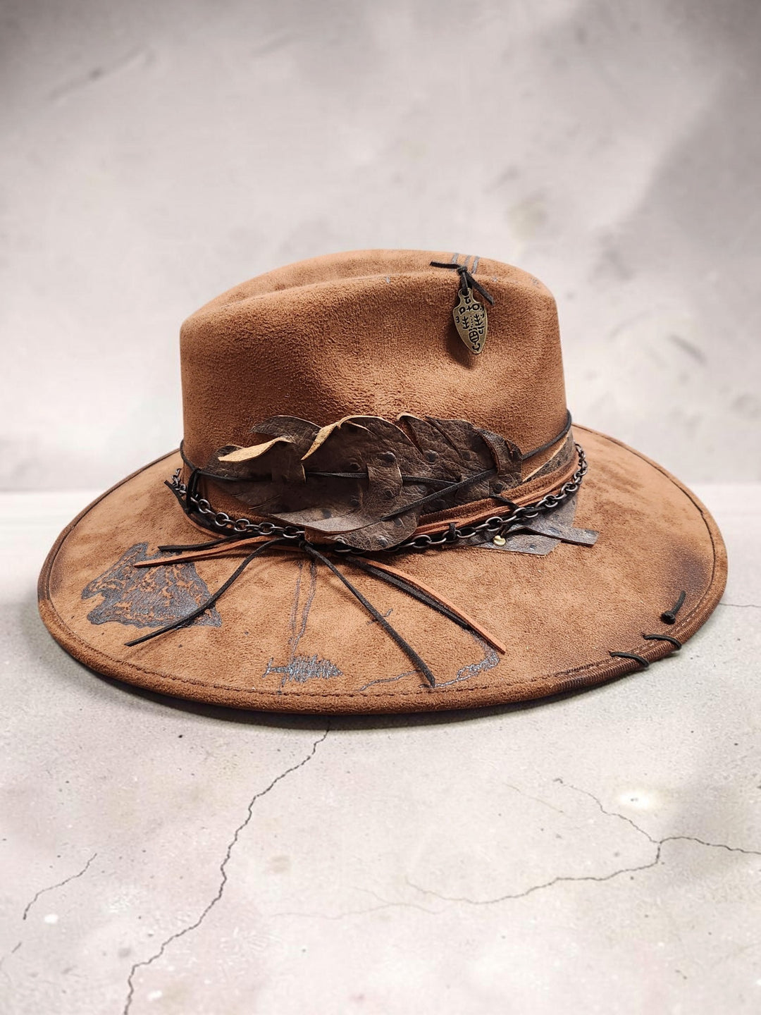 The Wildwood Wanderer Vegan Suede Hat - 814