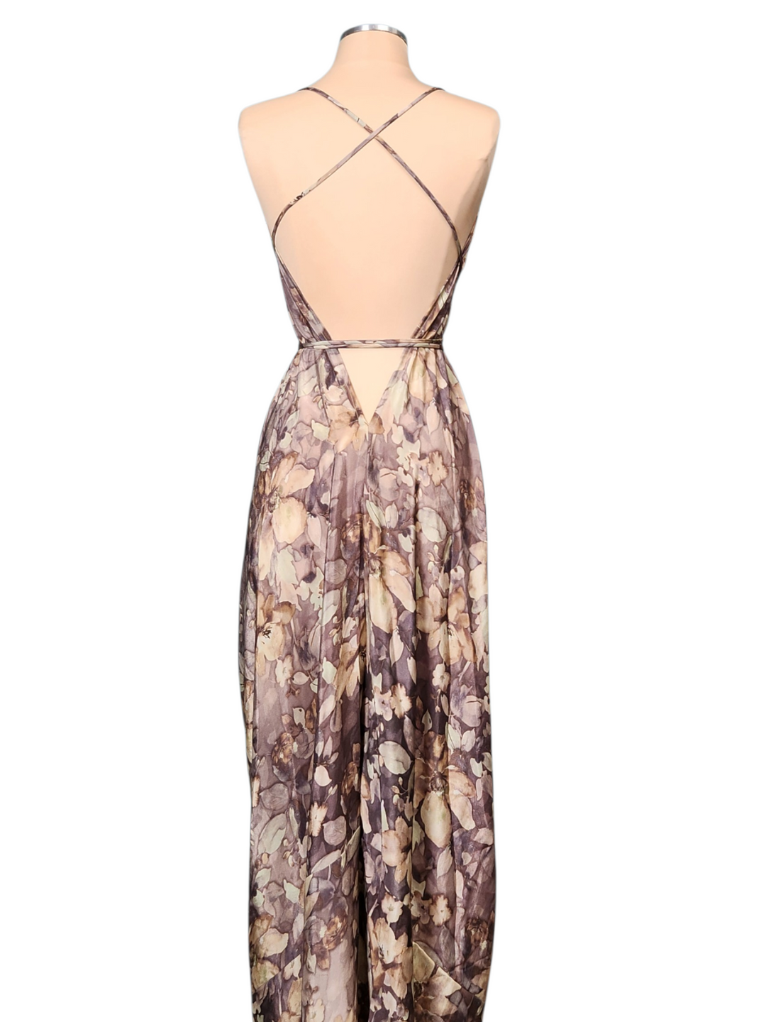 The Rosewood Silk Vault Tulip Arm Short Kimono & Point Dress Set-211