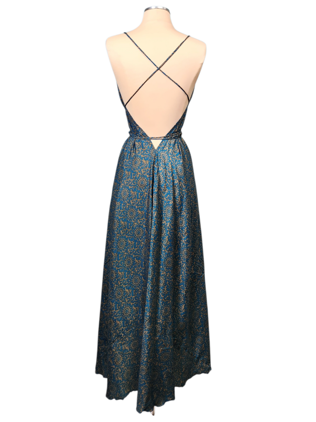The Sapphire Serenade Point Dress-340