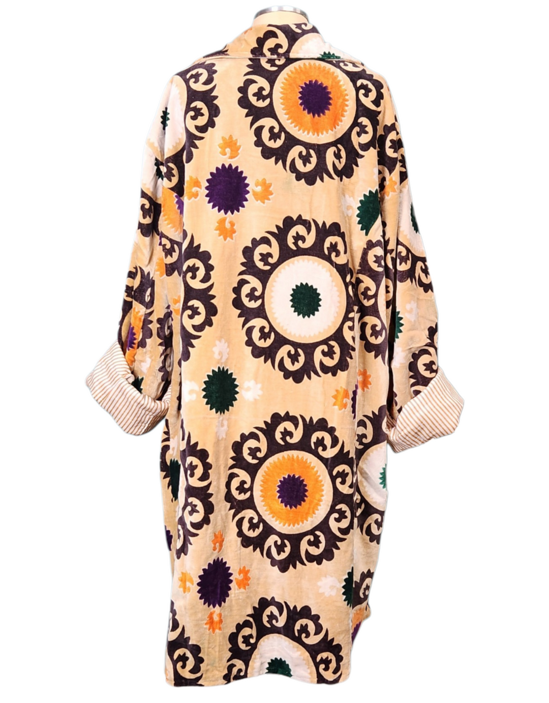 The Ivory Ember Velvet Statement Jacket- 403