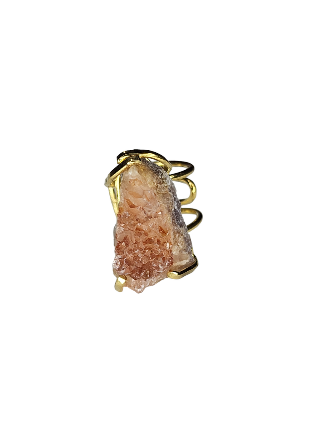 The Koryn Pink Amethyst Druzy Ring Collection