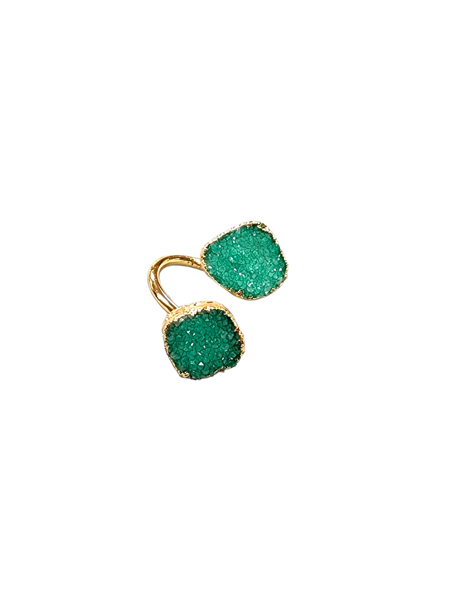 The Valentina Double Druzy Ring Colllection