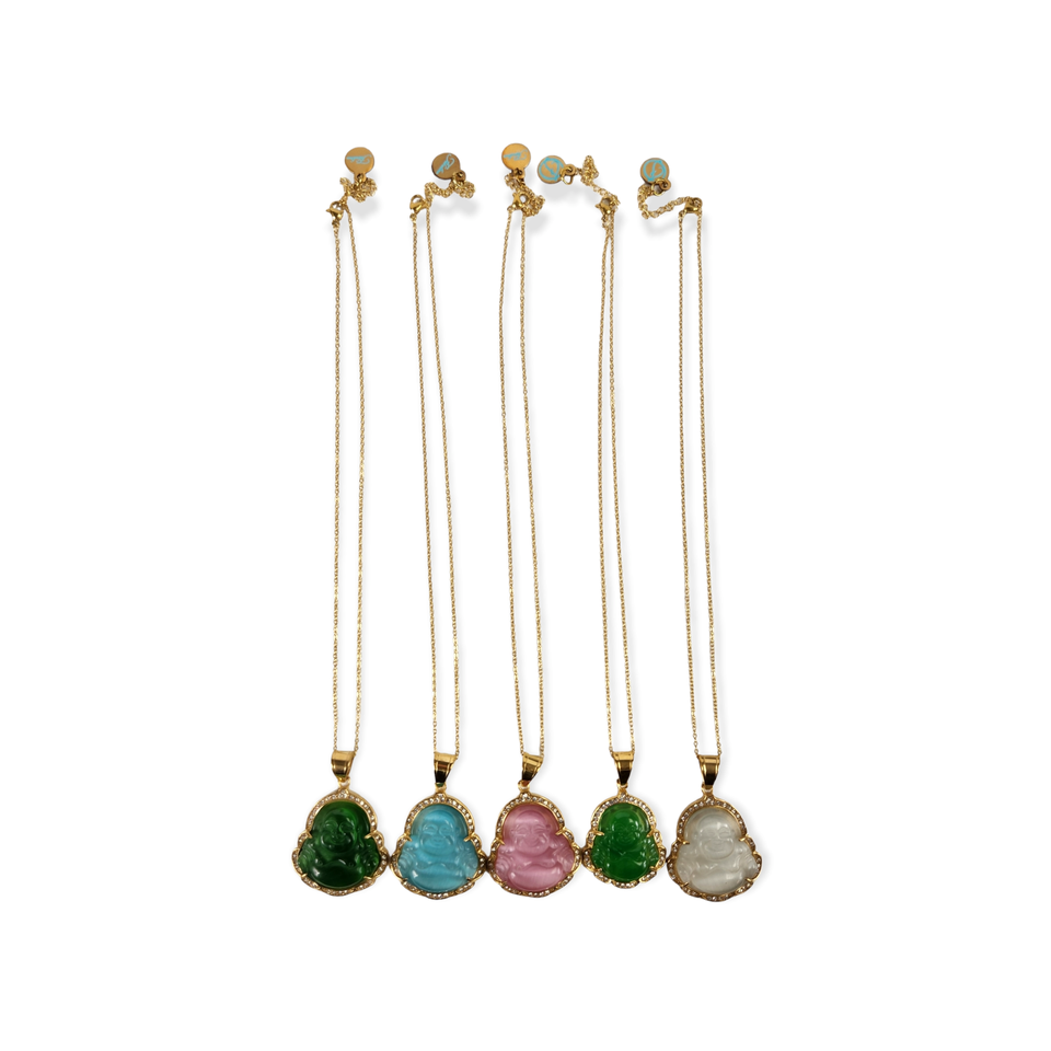 The Dina Happy Buddha Necklace Collection