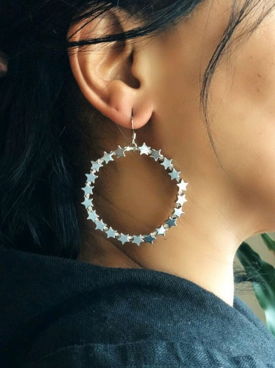 The Cheyanne Star Wire Wrapped Hoop Earring Collection