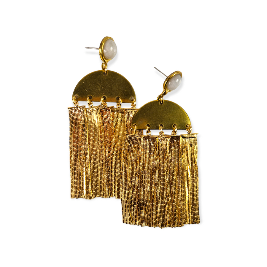 The Tammi Brass Earrings