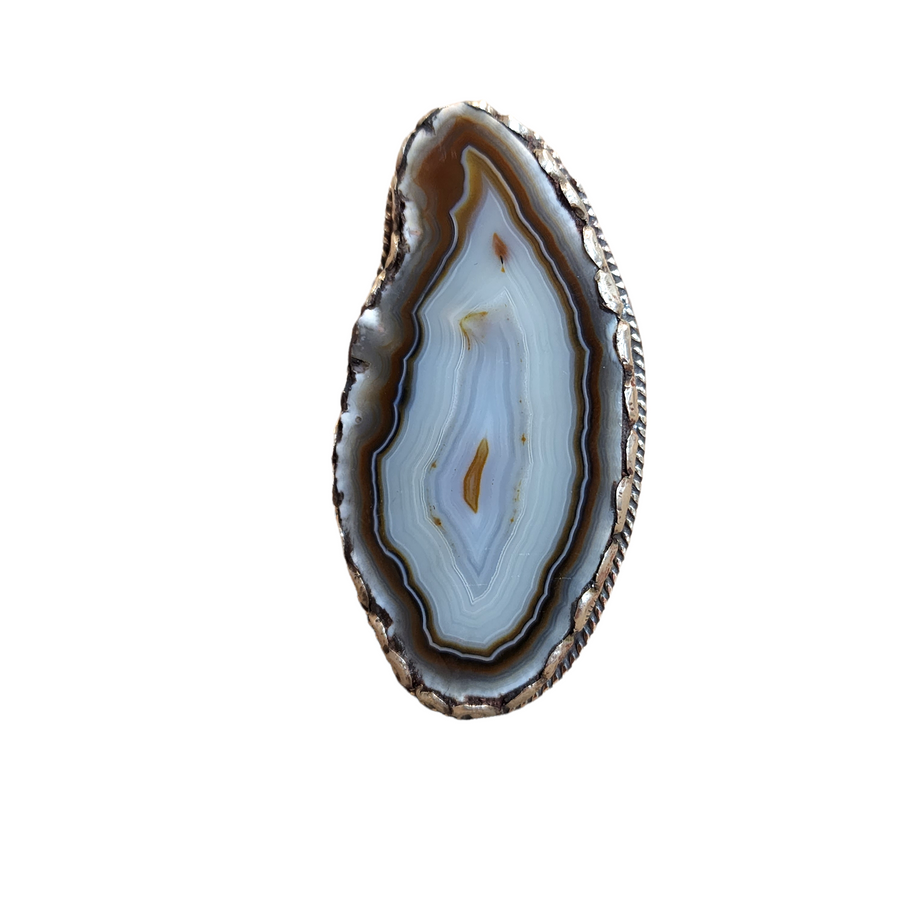 The Ximena Large Agate Ring Collection