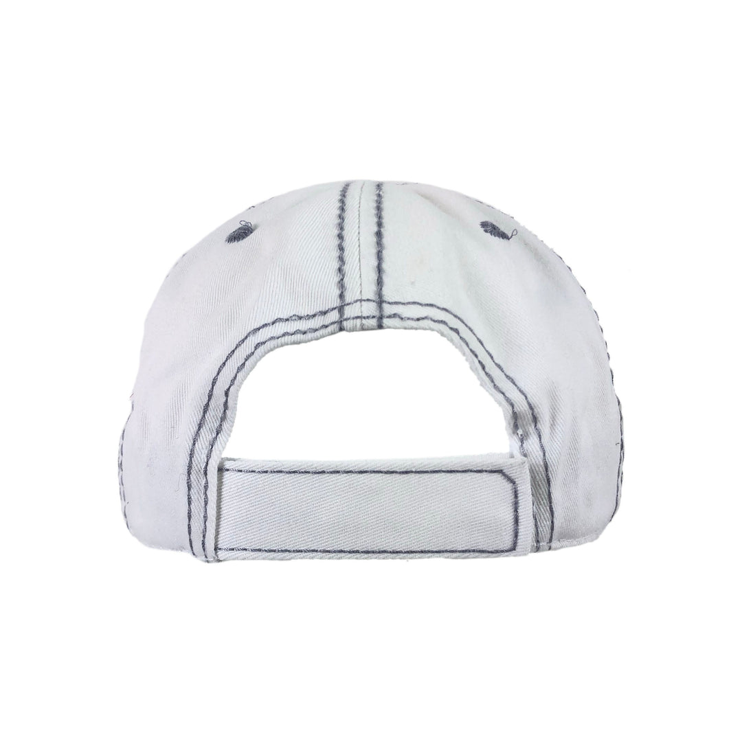 White Washed Distressed "Bad Hair Day" Hat
