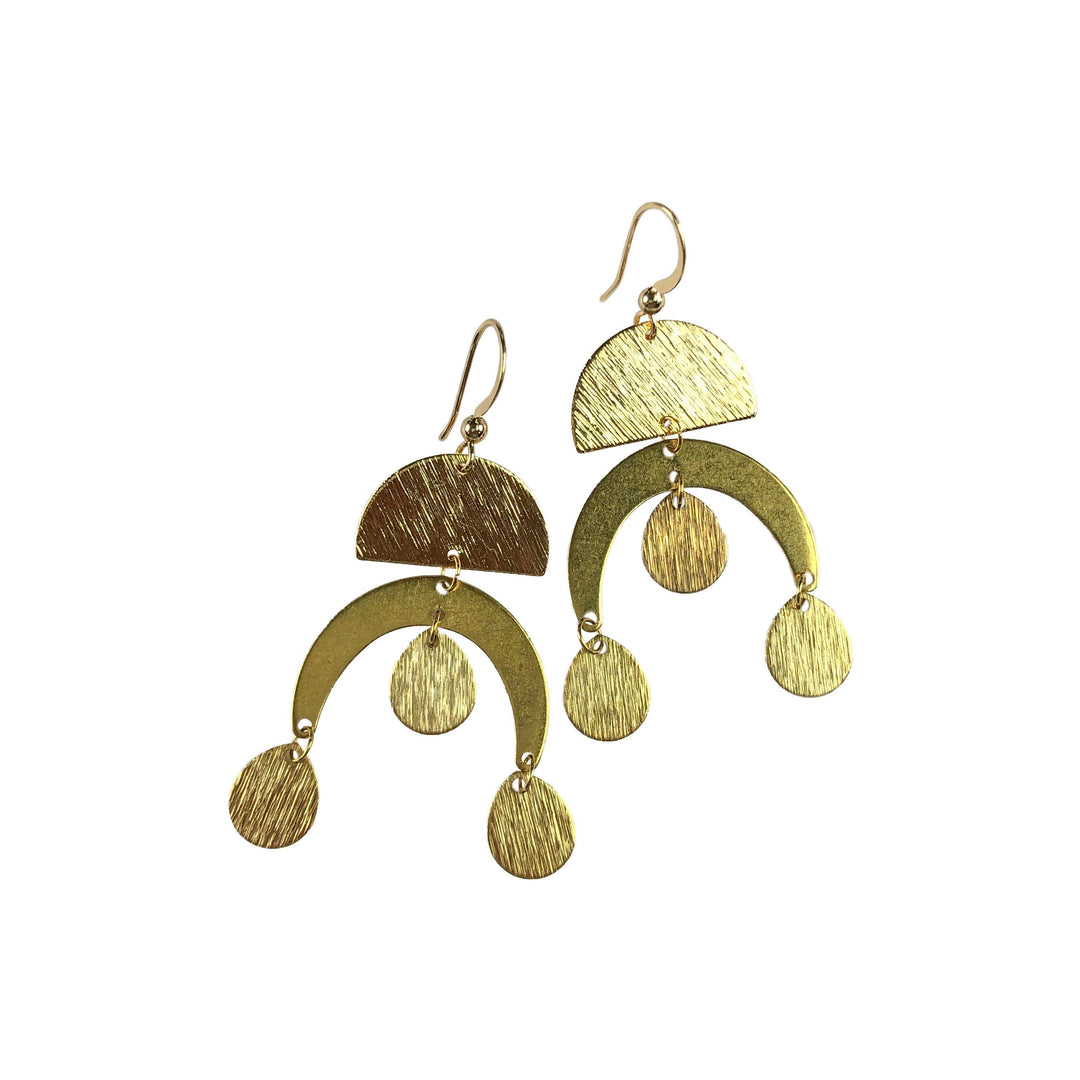 The Berkleigh Brass Earring Collection