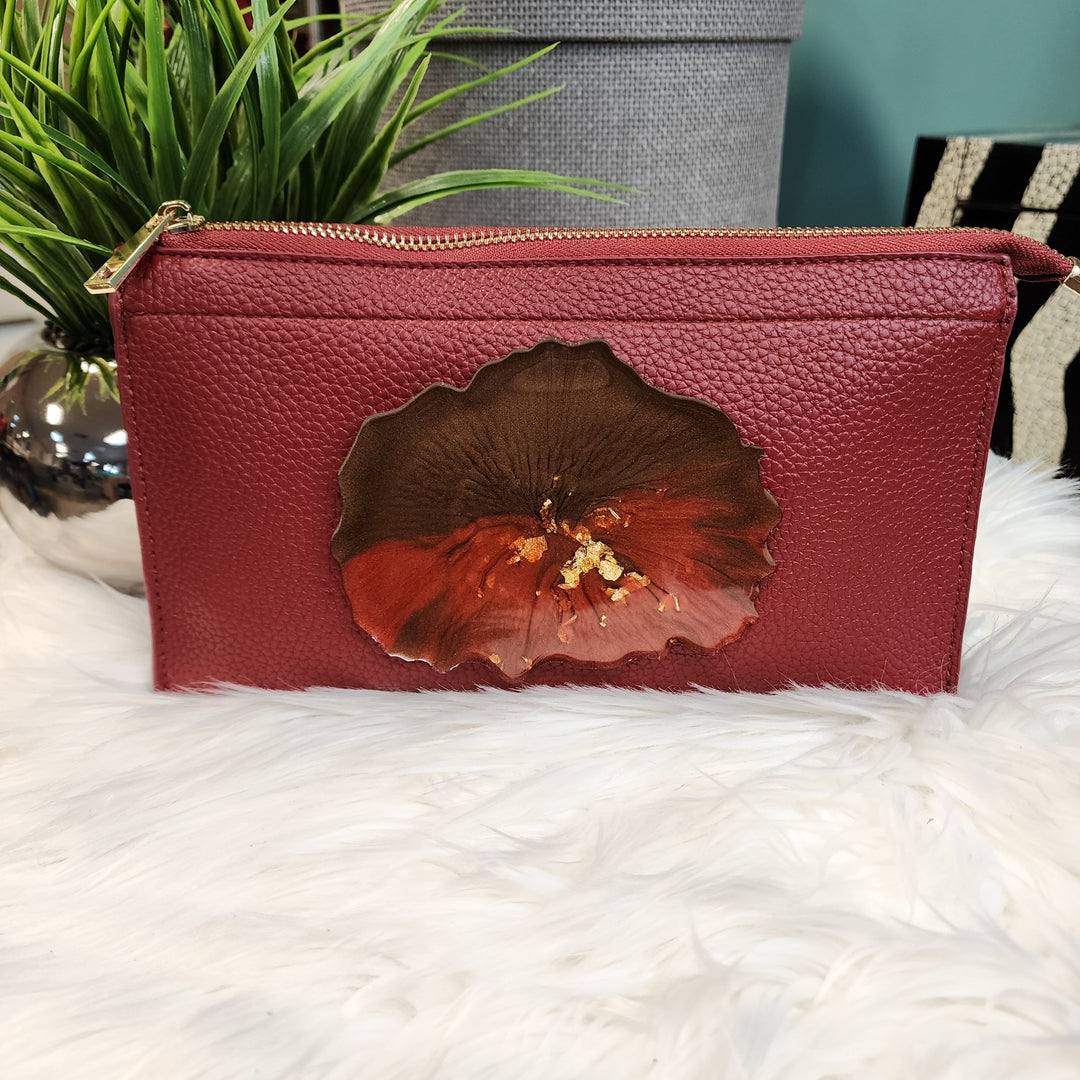 The Shelby Leather Resin Geode Handbag Collection