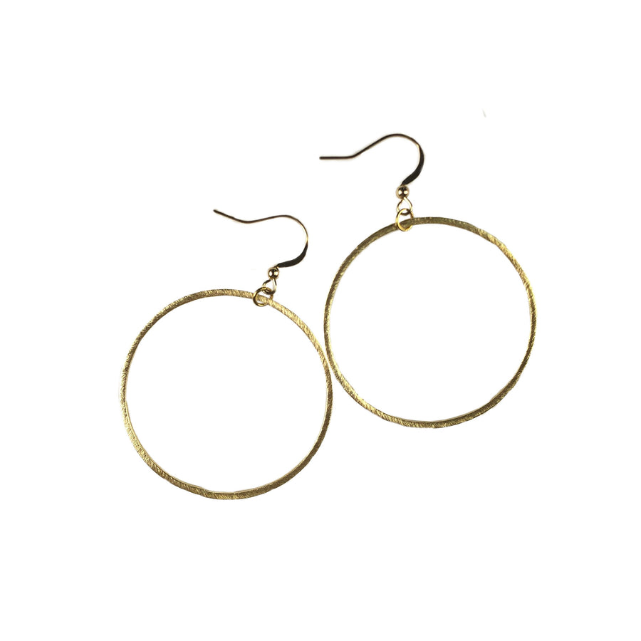 The Gold Hoop Earrings