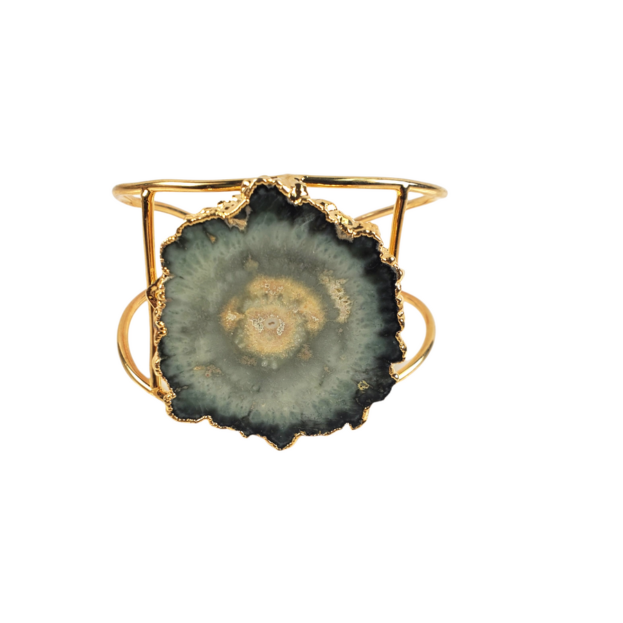 The Izzie Agate Cuff Bracelet Collection